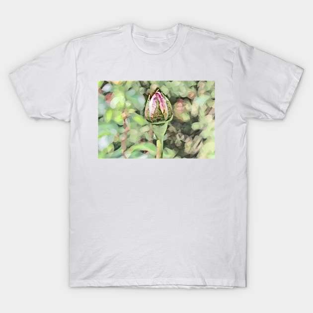 Rosebud T-Shirt by Tes331